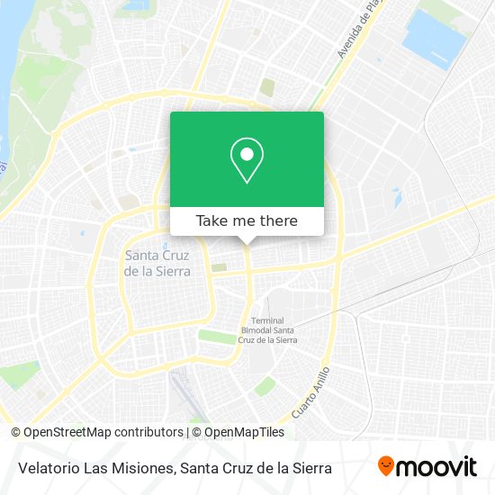 Velatorio Las Misiones map