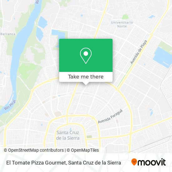 El Tomate Pizza Gourmet map