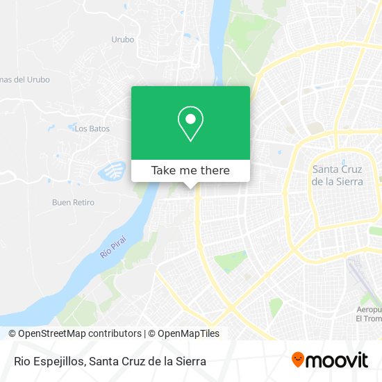 Rio Espejillos map