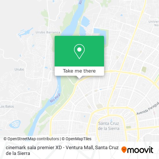cinemark sala premier XD - Ventura Mall map