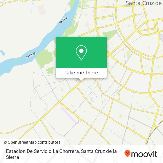 Estacion De Servicio La Chorrera map