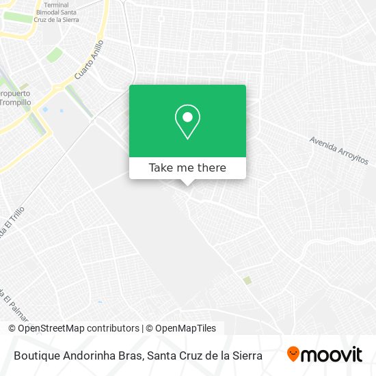 Boutique Andorinha Bras map