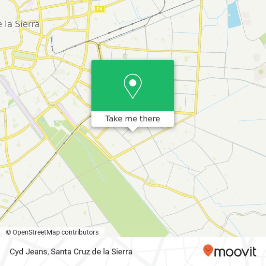 Cyd Jeans, Calle 6 UV-147, Santa Cruz de la Sierra map