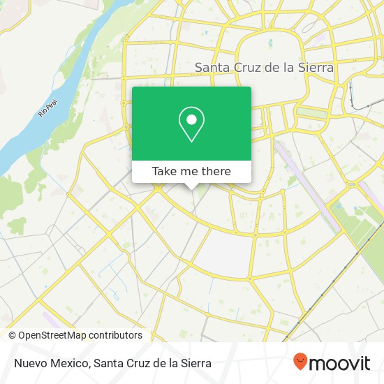 Nuevo Mexico, Villa Fátima UV-51, Santa Cruz de la Sierra map