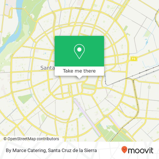 By Marce Catering, Agustín Saavedra Santa Cruz de la Sierra, Santa Cruz de la Sierra map