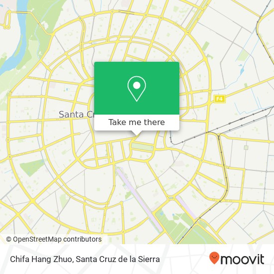 Chifa Hang Zhuo, Avenida Viedma UV-5, Santa Cruz de la Sierra map