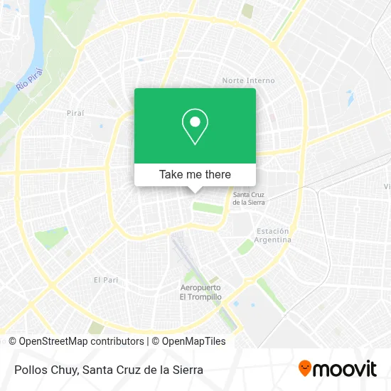 Pollos Chuy map