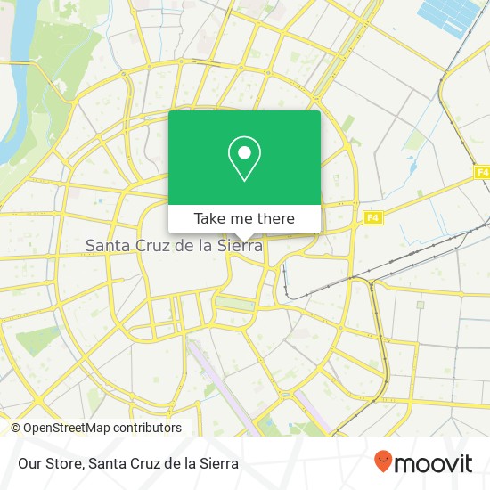 Mapa de Our Store, Nicanor Salvatierra UV-4, Santa Cruz de la Sierra