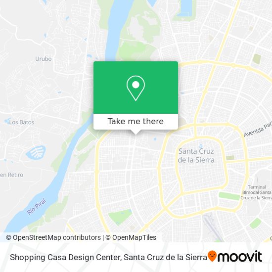Shopping Casa Design Center map
