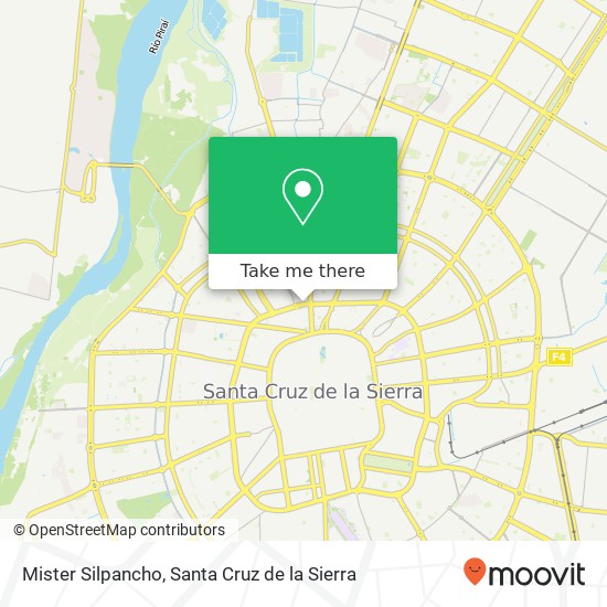 Mister Silpancho, Avenida Cristóbal de Mendoza UV-36, Santa Cruz de la Sierra map