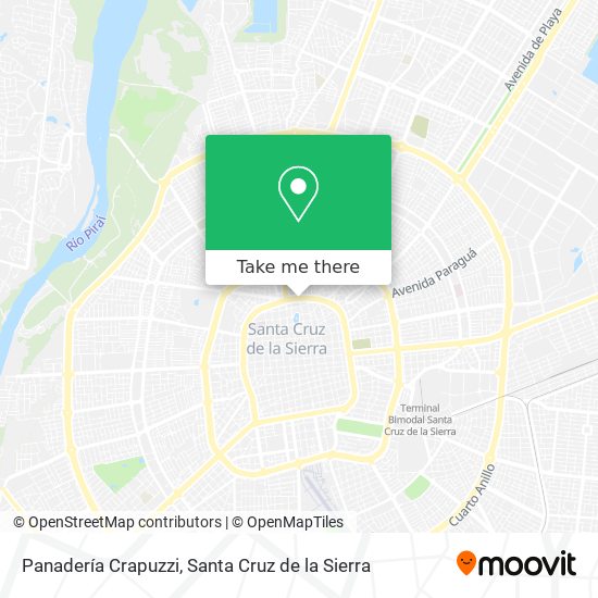 How to get to Panadería Crapuzzi in Santa Cruz De La Sierra by Bus?