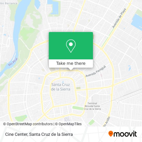 How to get to Cine Center in Santa Cruz De La Sierra by Bus