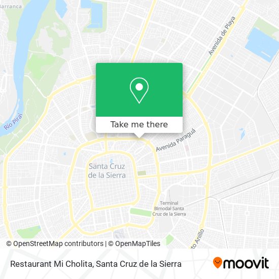 Restaurant Mi Cholita map