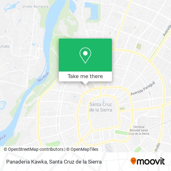 Panaderia Kawka map