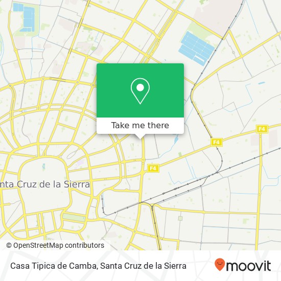 Casa Tipica de Camba, Pedro de Mendoza UV-41, Santa Cruz de la Sierra map