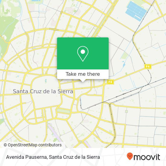 Avenida Pauserna map