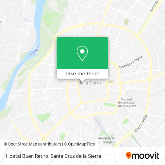 Hostal Buen Retiro map