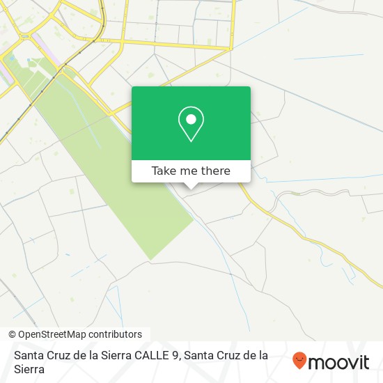 Mapa de Santa Cruz de la Sierra CALLE 9