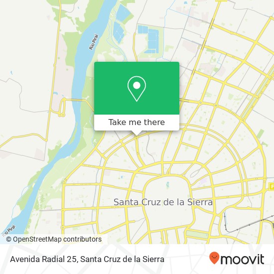 Avenida Radial 25 map