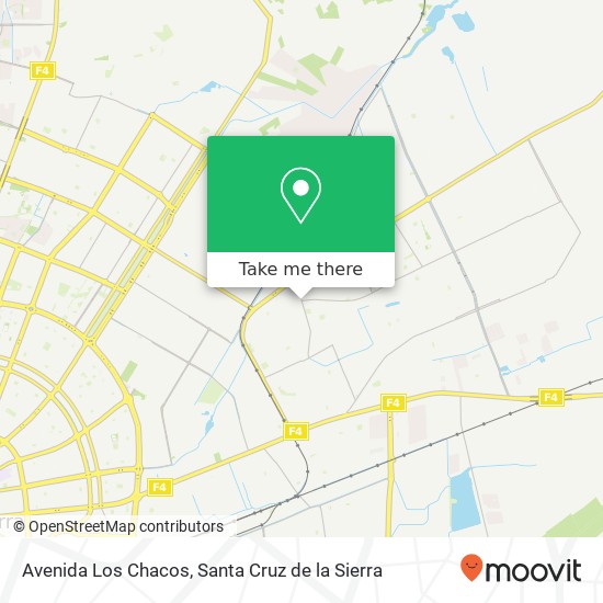 Avenida Los Chacos map