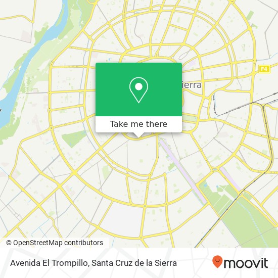 Avenida El Trompillo map