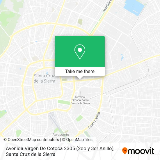 Avenida Virgen De Cotoca 2305 (2do y 3er Anillo) map