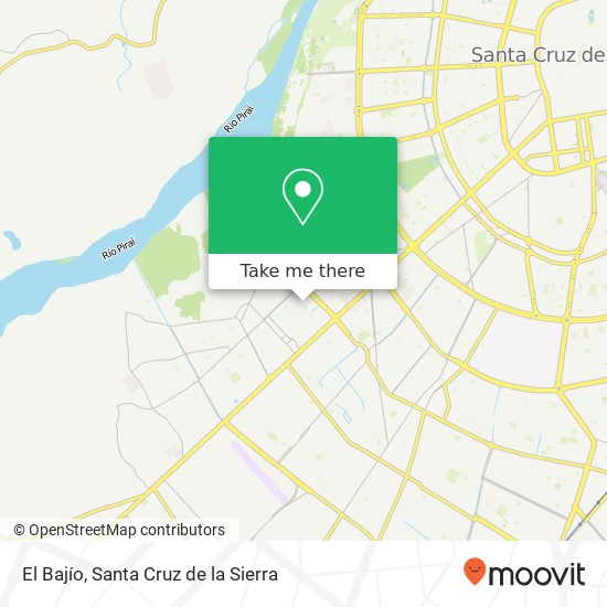 El Bajío map