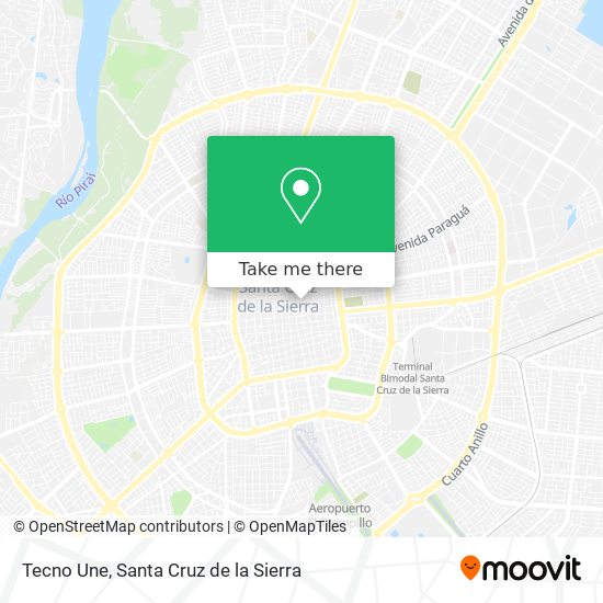 Mapa de Tecno Une