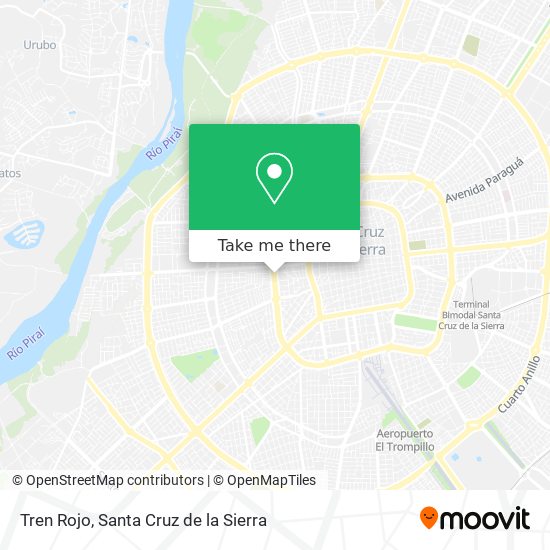 Mapa de Tren Rojo