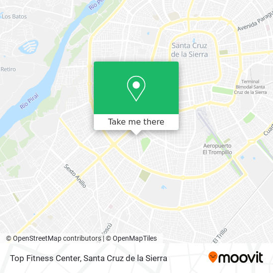 Top Fitness Center map