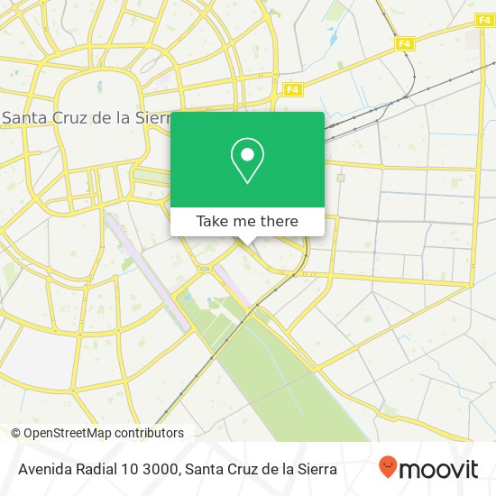 Avenida Radial 10 3000 map