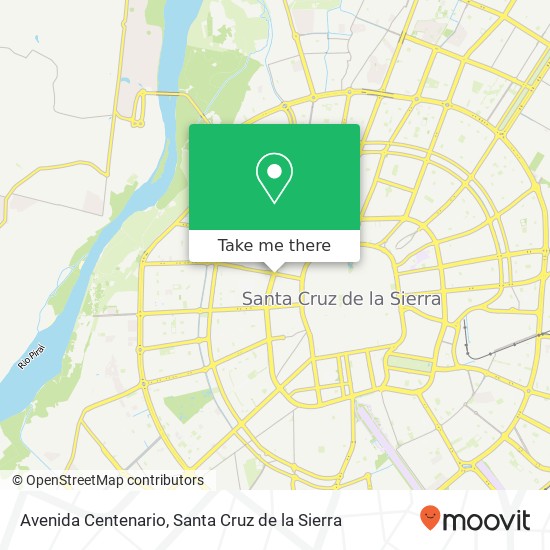 Mapa de Avenida Centenario