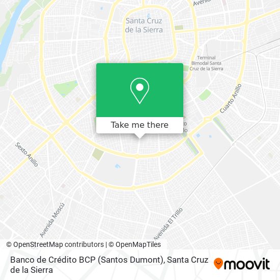 Banco de Crédito BCP (Santos Dumont) map