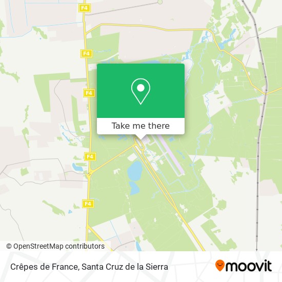 Crêpes de France map