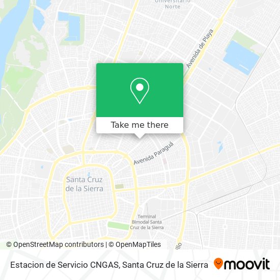 Estacion de Servicio CNGAS map