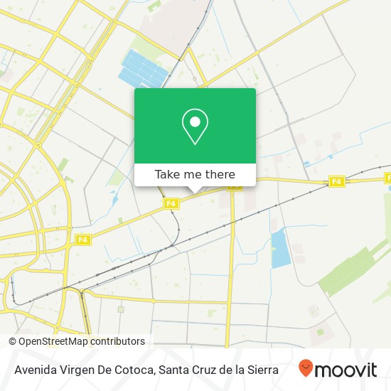 Avenida Virgen De Cotoca map