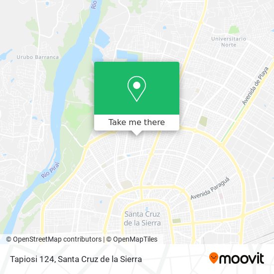 Tapiosi 124 map