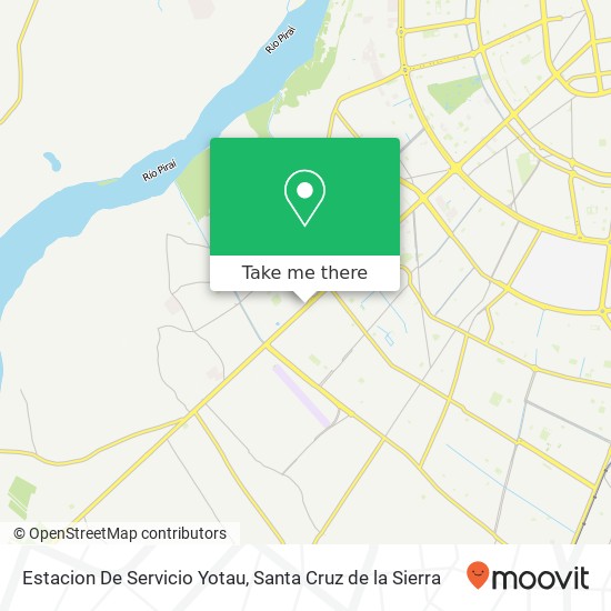 Mapa de Estacion De Servicio Yotau