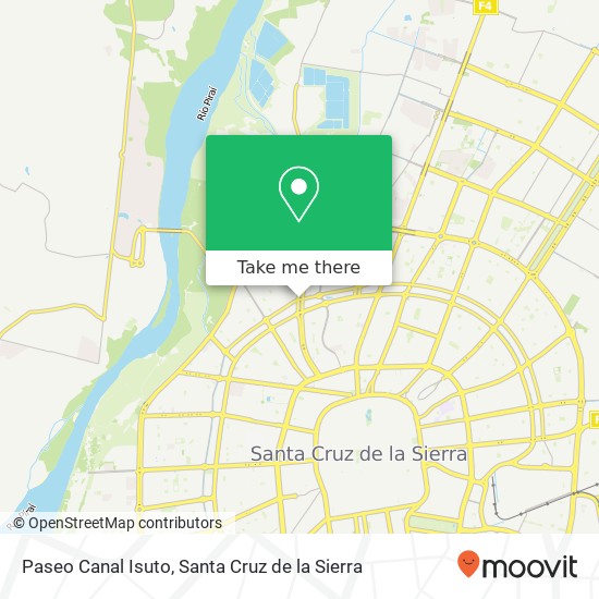 Mapa de Paseo Canal Isuto