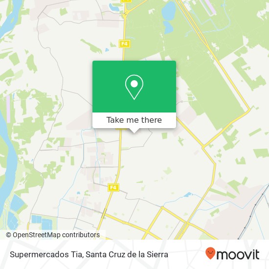 Mapa de Supermercados Tia