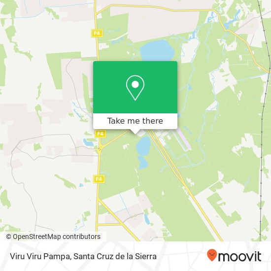 Viru Viru Pampa map