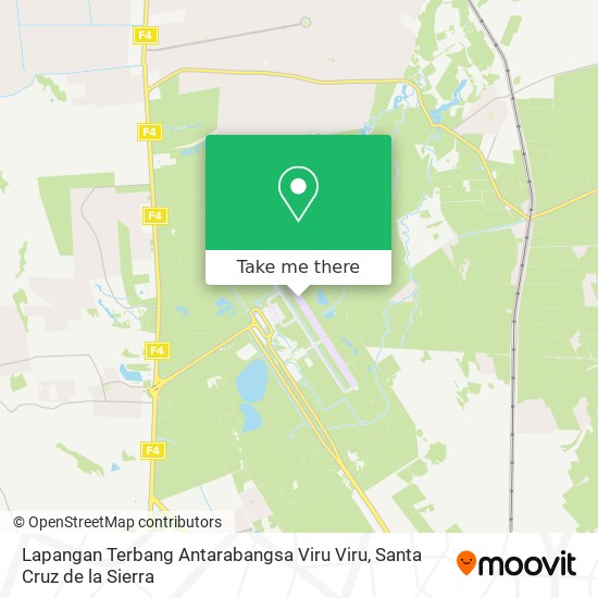 Lapangan Terbang Antarabangsa Viru Viru map