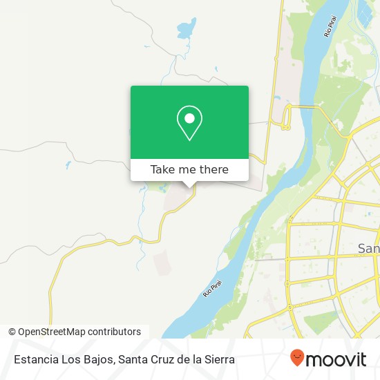 Estancia Los Bajos map