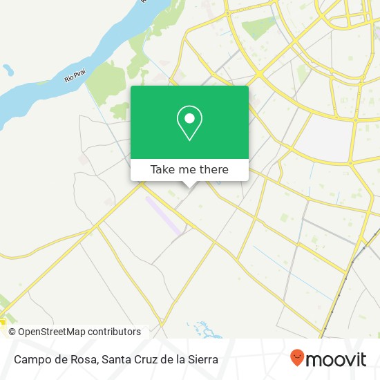 Campo de Rosa map