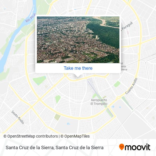 Santa Cruz de la Sierra map