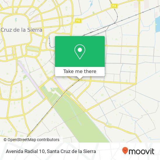 Avenida Radial 10 map