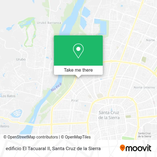 edificio El Tacuaral II map