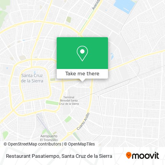 Restaurant Pasatiempo map