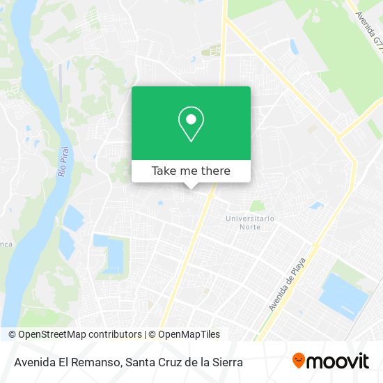 Avenida El Remanso map
