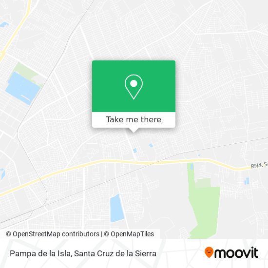 Mapa de Pampa de la Isla